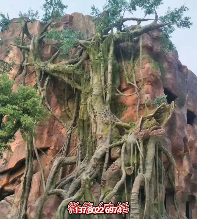 純天然石雕假山雕塑，為公園添彩添靈