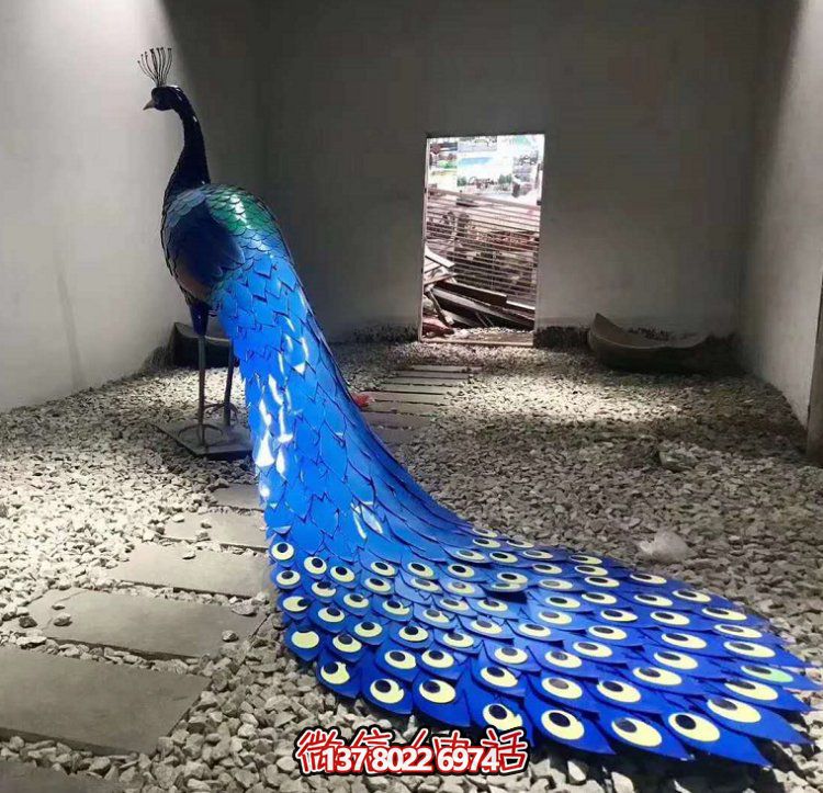 優質不銹鋼孔雀雕塑，為城市廣場添彩