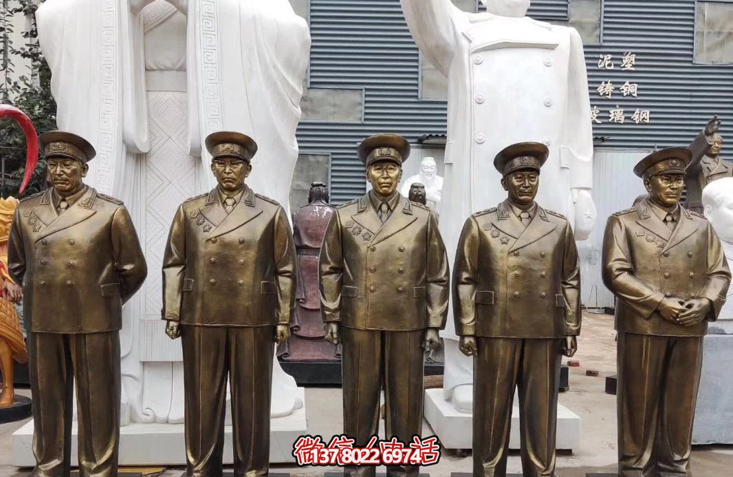 仿銅偉人元帥玻璃鋼雕塑，締造景區(qū)世界十大經典