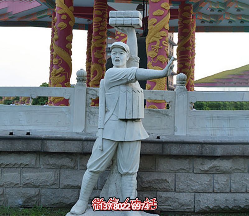 董存瑞景觀雕塑，點綴廣場景觀