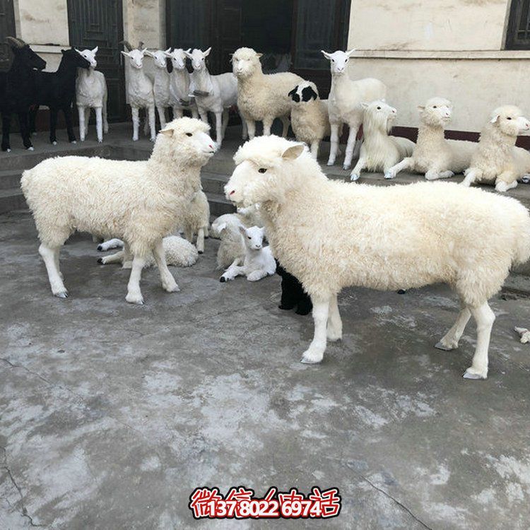 精美仿真動物裝飾雕塑，美化景區游樂場