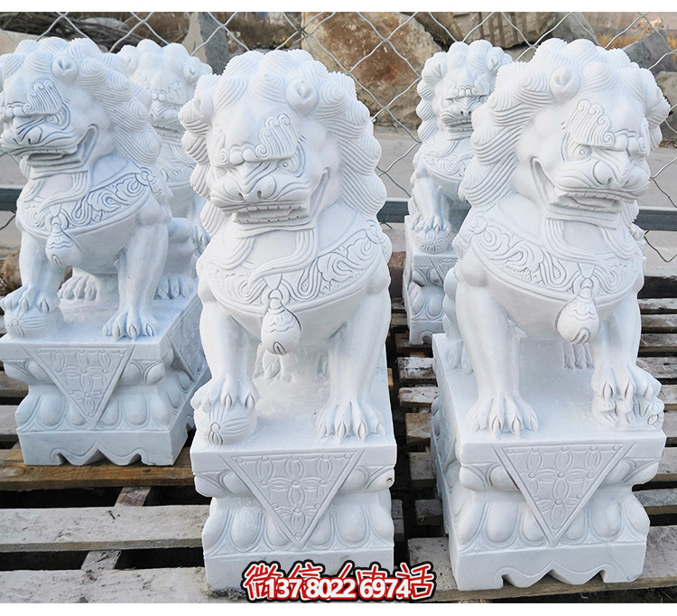 天安門獅子，漢白玉中式傳統北方石獅子